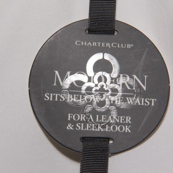 NEW Charter Club White Ankle Pants Size 14 Modern Fit Cotton Blend - Picture 7 of 9